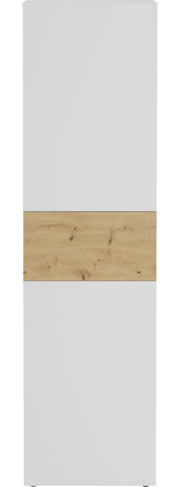 Halkast Belm 115 cm hoog in wit met eiken