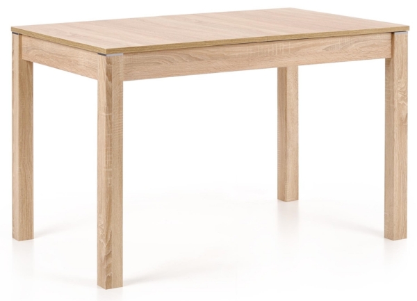 Uitschuifbare eettafel Maurycy 118 tot 158 cm breed in sonoma eiken