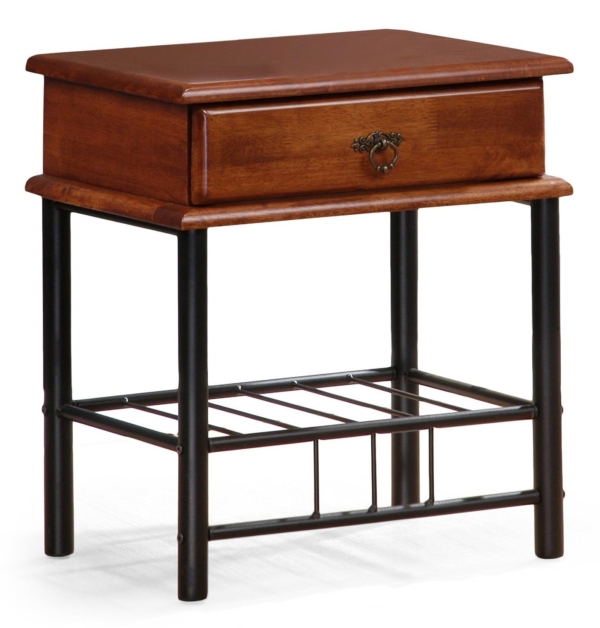 Nachtkastje Fiona 55 cm hoog in Kers