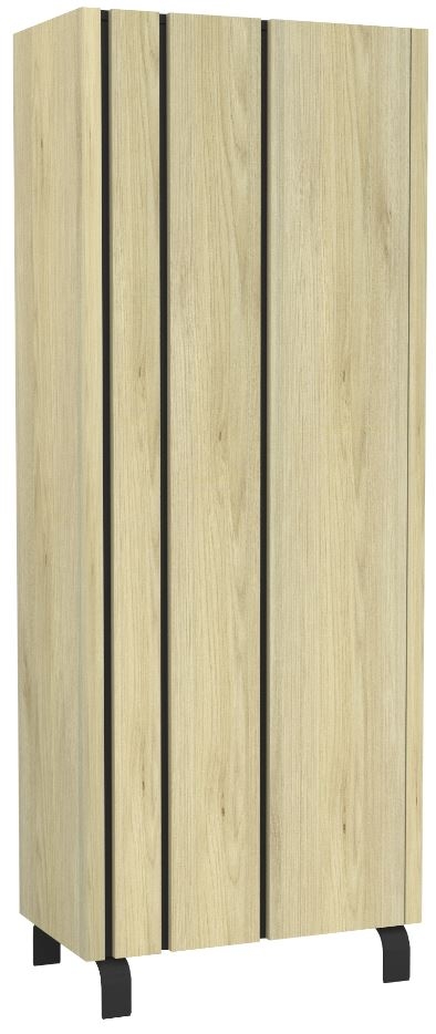 Opbergkast Rush 183 cm hoog in Naturel eiken