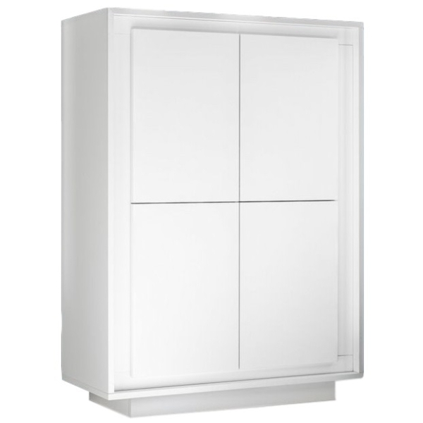 Opbergkast SKY 146 cm hoog - Wit