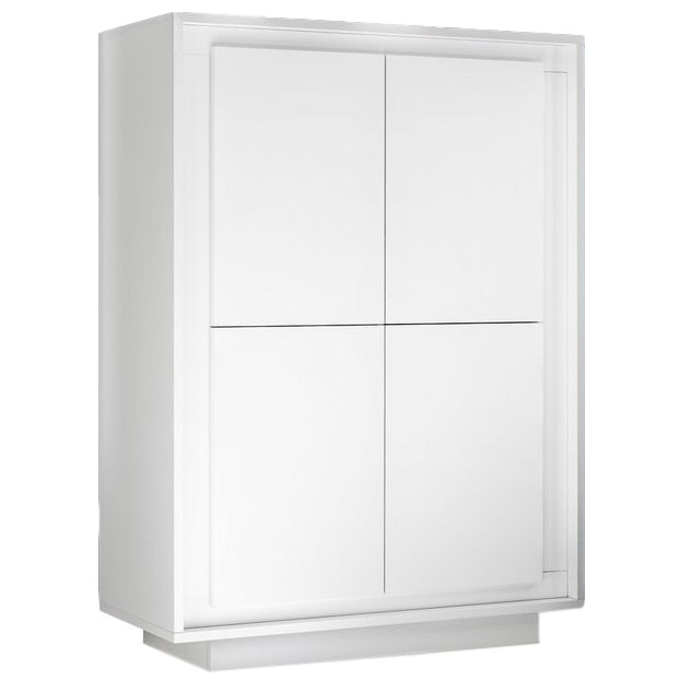 Opbergkast SKY 146 cm hoog - Wit