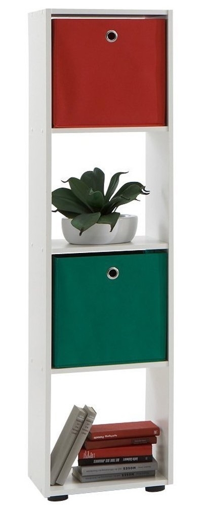 Vakkenkast Mega met 4 vakken wit