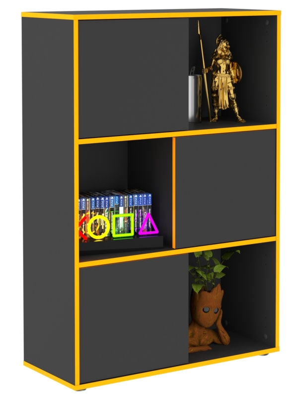 Ordnerkast futura 99 cm hoog antraciet