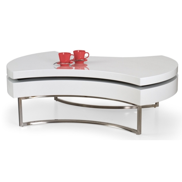 Salontafel Aurea 115 cm breed in wit