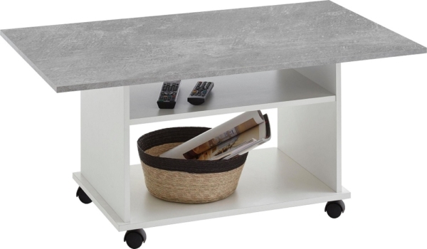 Salontafel Azur 100 breed in Grijs beton