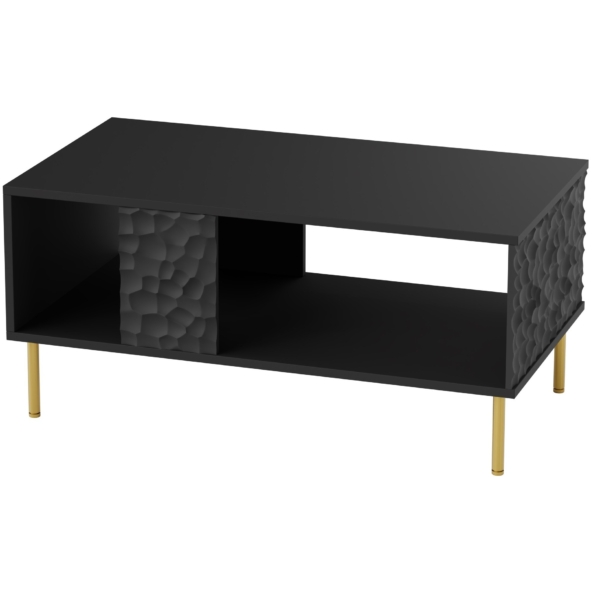 Salontafel Bullet mat zwart 92 cm breed