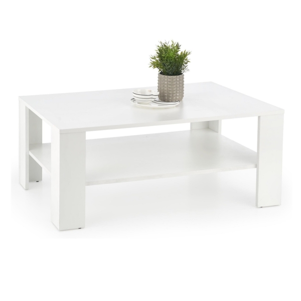 Salontafel Kwadro 110 cm breed in wit