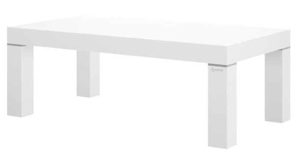Salontafel PR 120 cm breed in hoogglans wit