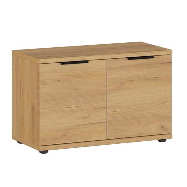 Schoenenbank Fremont 48 cm hoog in navarra eiken