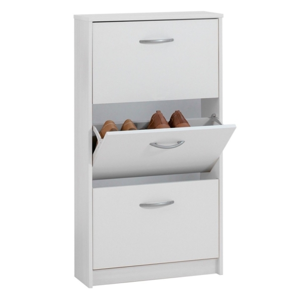 Schoenenkast Step 104 cm hoog in wit