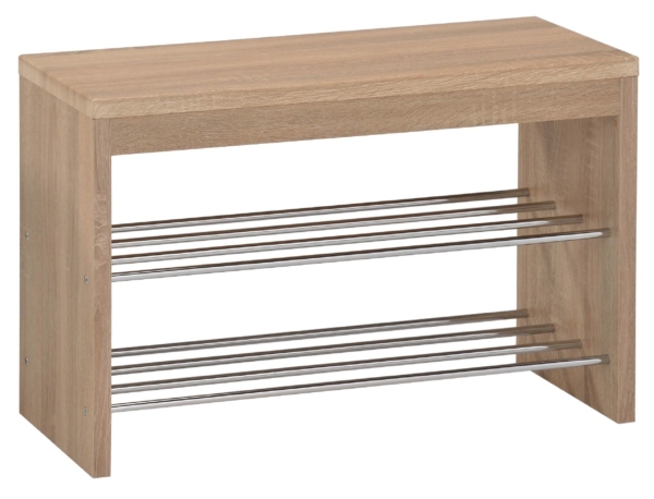 Schoenenbank Antony 50 cm hoog in sonoma eiken