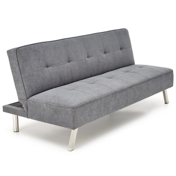 Slaapbank Carlito 175 cm breed grijs