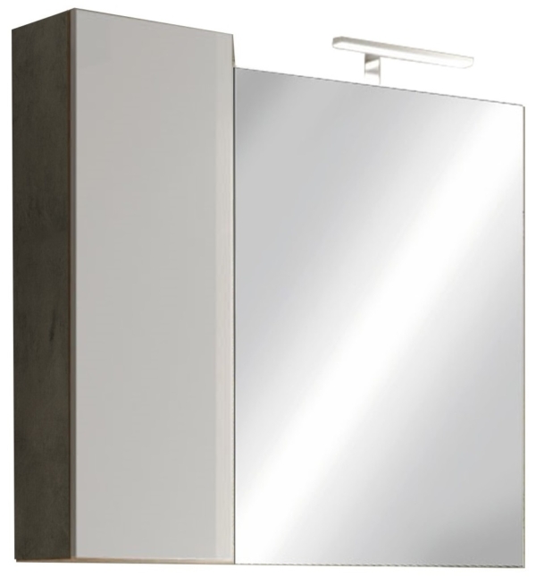 Spiegelkast Hamburg beton 92 cm breed met led