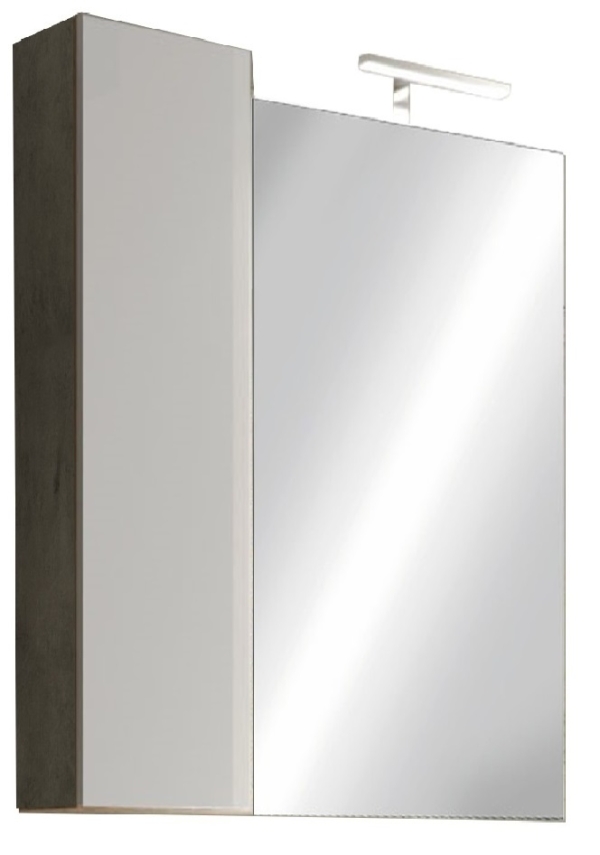 Spiegelkast Hamburg beton 78 cm breed met led