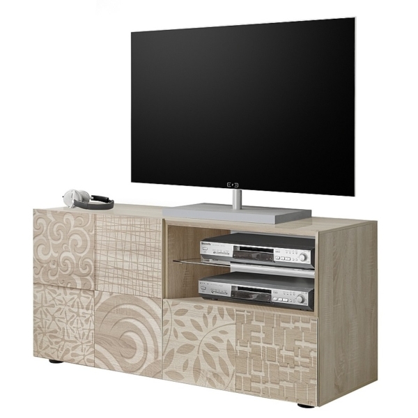 Tv-meubel Miro 121 cm breed in sonoma eiken