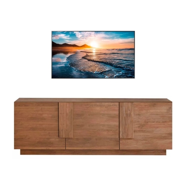 Tv Meubel Jupiter 181 cm breed 3 deurs mercure eiken