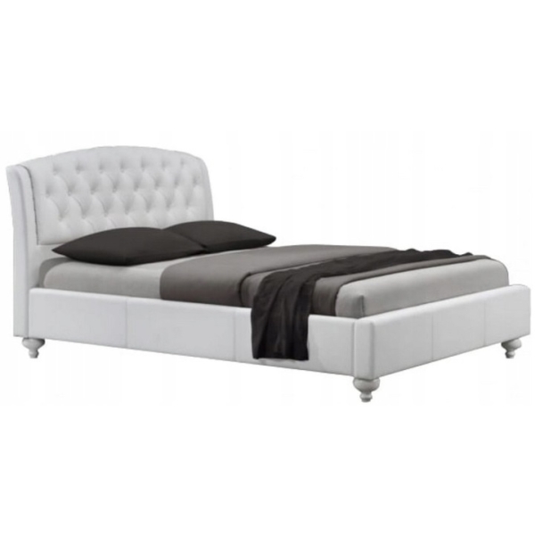 Tweepersoonsbed Sofia 160x200 cm wit