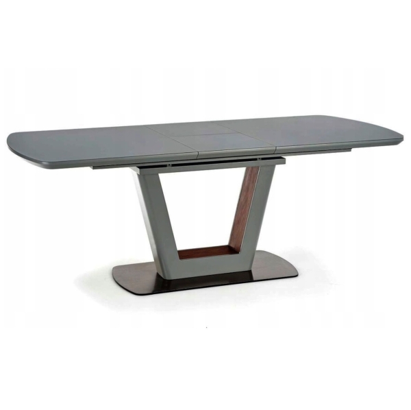Uitschuifbare eettafel Bilotti 160 tot 200cm breed mat antraciet
