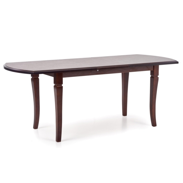 Uitschuifbare eettafel Fryderyk 160 tot 240 cm breed walnoot