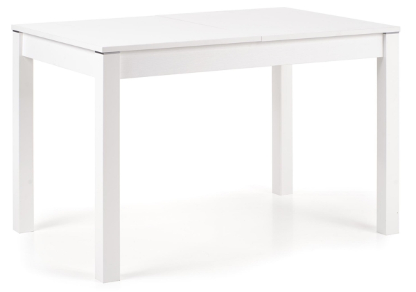 Uitschuifbare eettafel Maurycy 118 tot 158 cm breed in wit