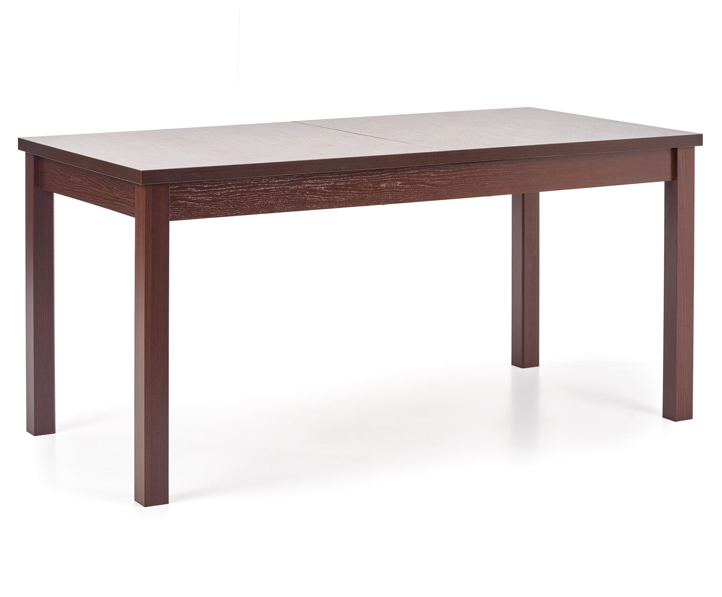 Uitschuifbare eettafel Maurycy 118 tot 158 cm breed walnoot