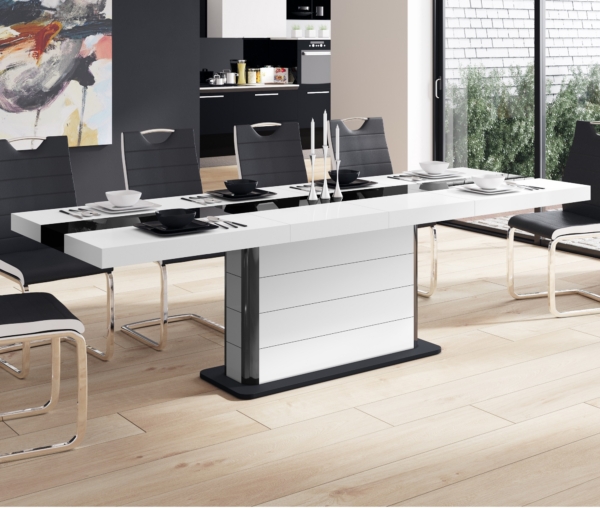 Uitschuifbare Eettafel Pianosa 160 cm tot 260 cm breed