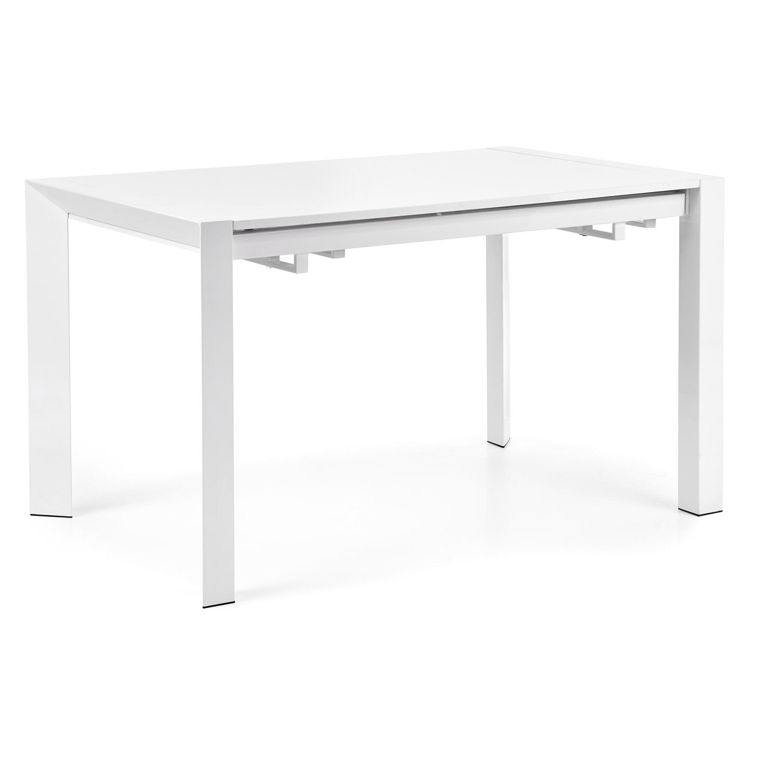 Uitschuifbare eettafel Stanford 130 tot 250 cm breed in wit