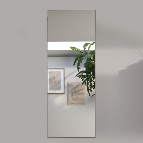 Verticale spiegel Dama 50x110 cm hoogglans wit