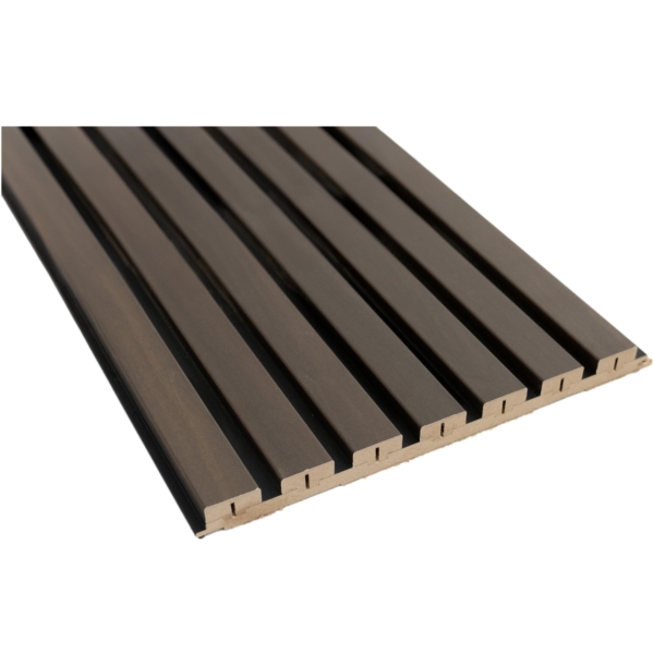 Wandpaneel Pedro 30x277 smoked walnoot met zwart