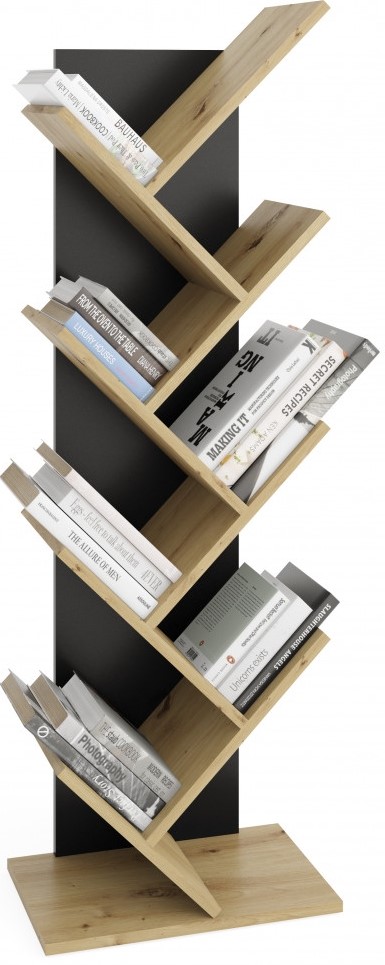 Wandrek Buchen 125 cm hoog artisan eiken