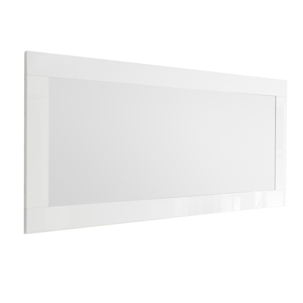 Wandspiegel Amalfi 170 cm breed in hoogglans wit