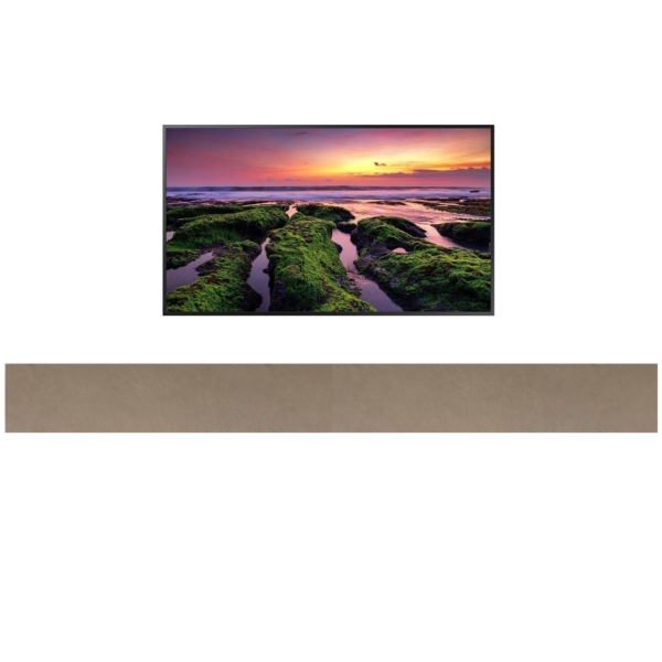 Zwevend Tv-meubel Tesla 276 cm breed klei