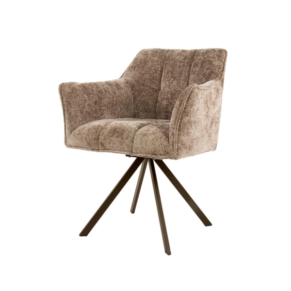 Armstoel Raster draaibaar hoven champagne