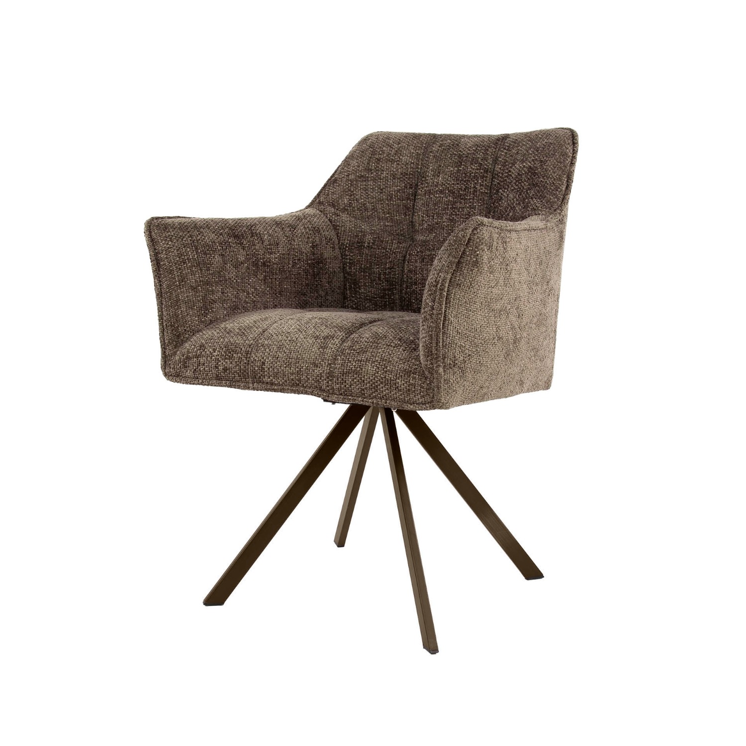 Armstoel Raster draaibaar hoven taupe