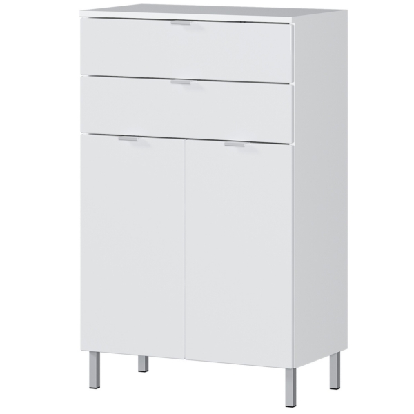 Badkamerkast Bruno 97 cm hoog in wit