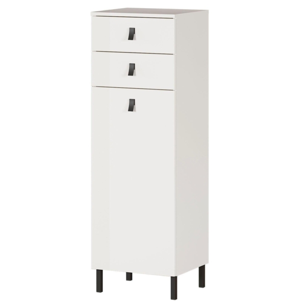 Badkamerkast Tulsa 119 cm hoog in wit