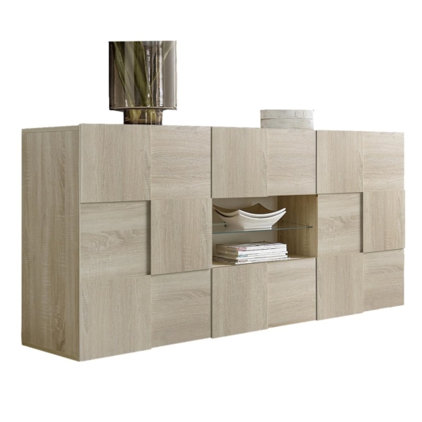 Dressoir Dama 181 cm breed in sonoma eiken