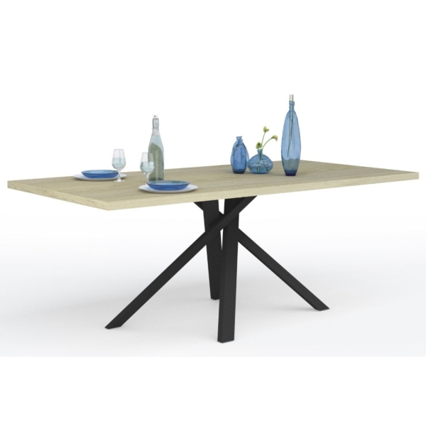 Eettafel Rush 200 cm breed in naturel eiken