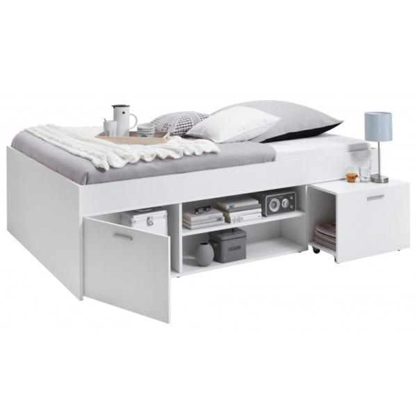 Kajuitbed Carlo 90x200 cm wit