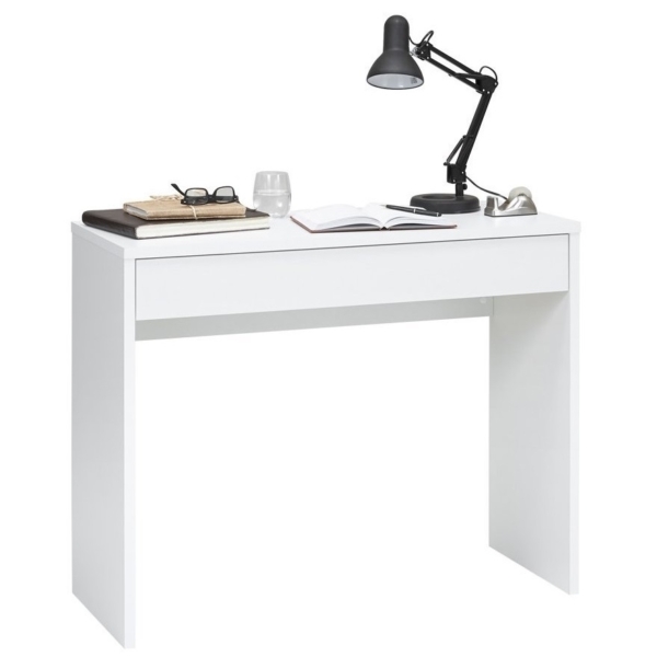 Kaptafel / Make-uptafel Lotus 100 cm breed in wit