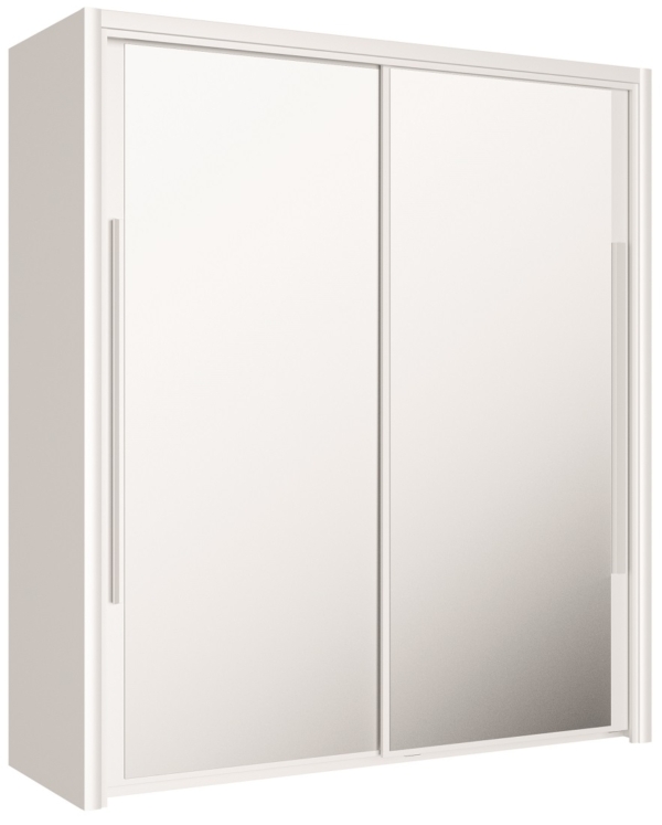 Kledingkast Cyrus 183 cm breed in wit