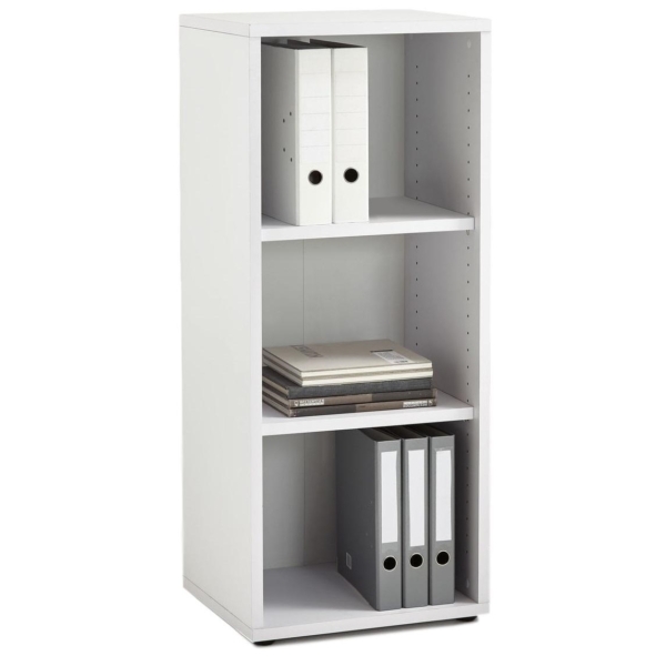 Kleine ordnerkast Calvia Small van 111 cm hoog wit