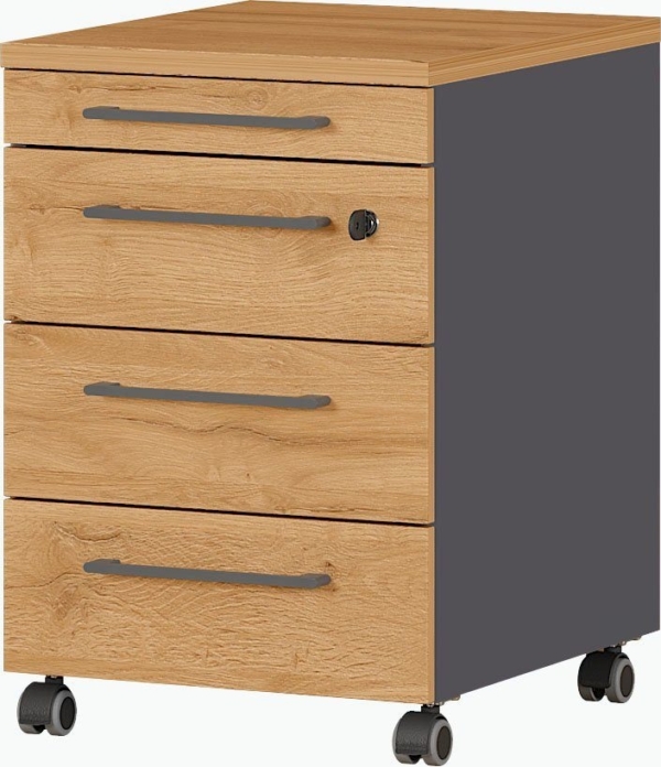 Ladeblok Agenda 61 cm hoog in grandson eiken met grafiet