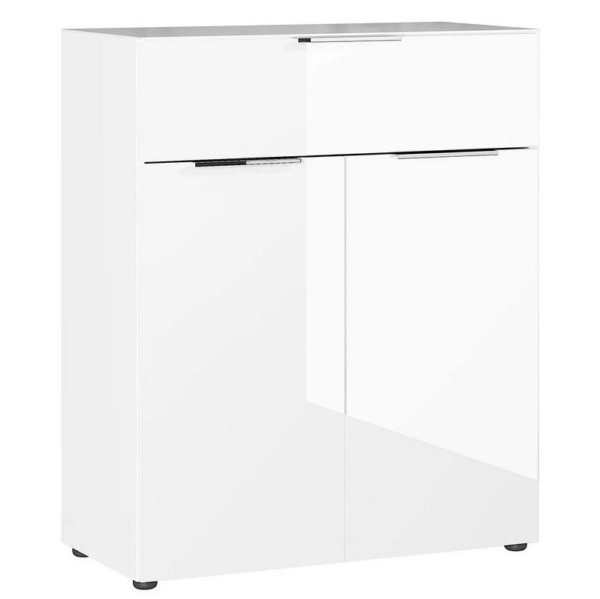 Opbergkast Oakland 102 cm hoog in wit