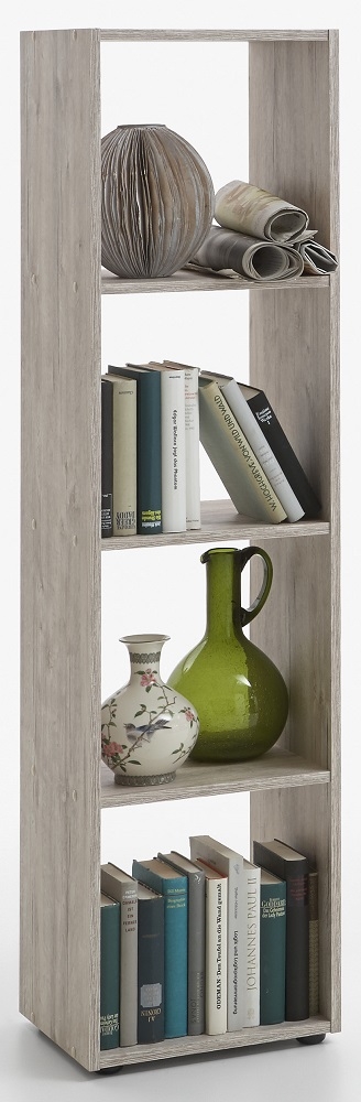 Vakkenkast Mega met 4 vakken zand eiken