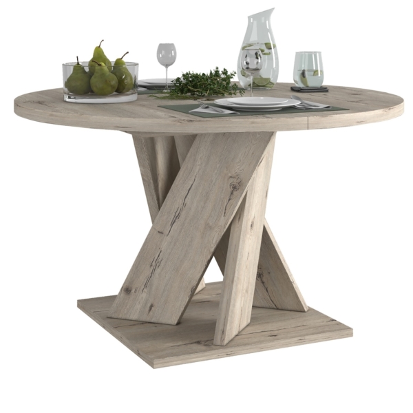 Ronde eettafel Forest 130 tot 175 cm uitschuifbaar