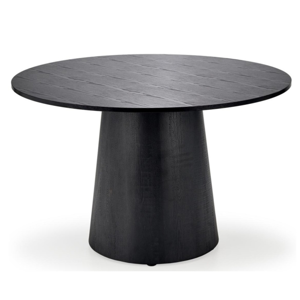 Ronde eettafel Ginter 120 cm breed zwart
