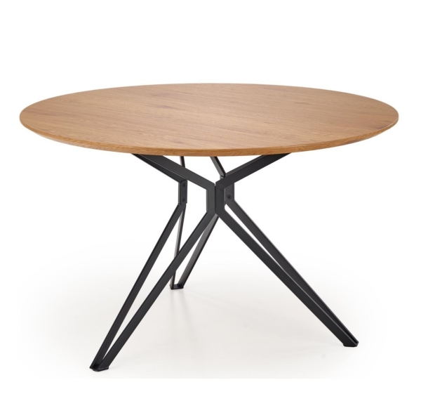 Ronde eettafel Pixel 120 cm breed eiken