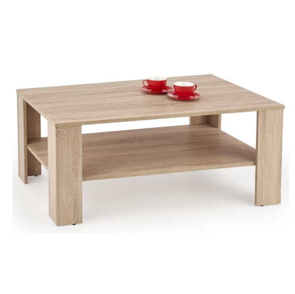 Salontafel Kwadro 110 cm breed in sonoma eiken